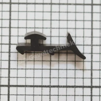 De Vries kozijnen afdichting rubber 23 P56-016 (prijs per meter, minimale afname 10 meter)