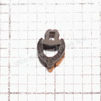 Aluprof aanslagdichting rubber K120523 (prijs per meter, minimale afname 10 meter)