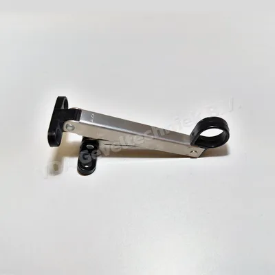 Axa raamuitzetter zwart/rvs 100mm