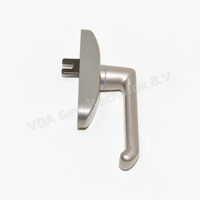 Sobinco alu raamkruk/handgreep met vork Inoxlook/RVS look 30000-657