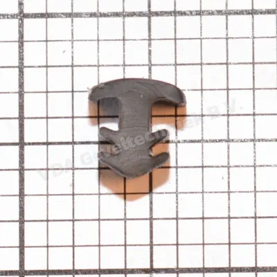 Gfa- Dichtungen zwart rubber aanslag (prijs per meter,minimale afname 10 meter)
