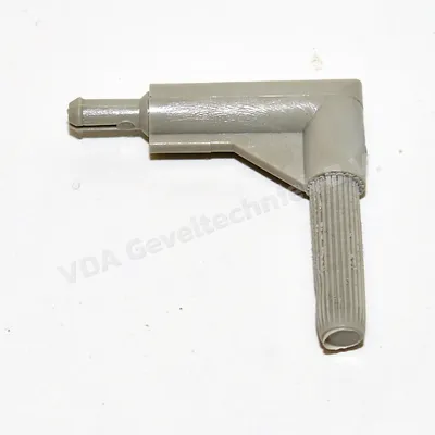 Duco bocht 1222 30mm grijs t.b.v ventilatie rooster