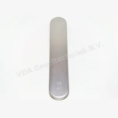 HVN SCHILD 6015-Buiten BLIND EV1 SKG** MASSIEF OVAALSCHILD 250 x 50 mm