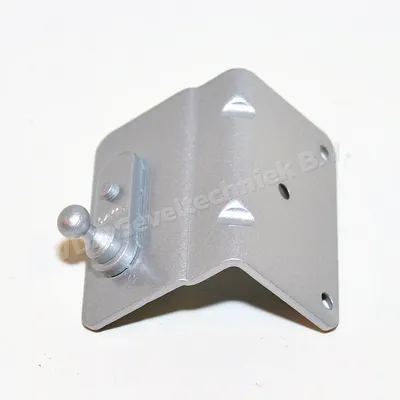 Hautau Maco Raambok Flugelbock Sash Bracket PFL 190 R0-12 zilver 176160