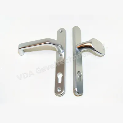 Hoppe Liverppol vastdraaibare deurkruk/duwer langschild 85G/3278/3276/1313G