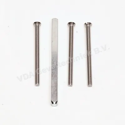 Stift 8 x 110mm 3x schroef M6 x 90 mm RVS Losse Krukstift