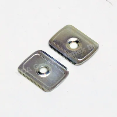 Fuhr koppelplaatje 26 x 34 mm voor stolpsluitlijsten
