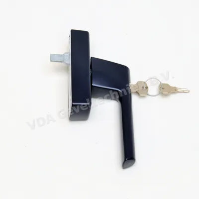 Siegenia alu draaikiep raamkruk/raamgreep lm 4200 RAL 5011 mat afsluitbaar SI Line (klink) (hendel)