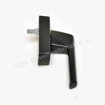 Siegenia draaikiep raamkruk/raamgreep lm 4200 RAL 7021 Mat afsluitbaar SI Line