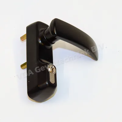 S2 ISEO APH M 940 FR KR0001 Links / rechts kruk op schild met cilinder Push-Bar 94011005T.S2
