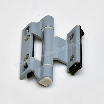 Sobinco alu scharnier 2 delige grijs met montageblok 20000-760-4