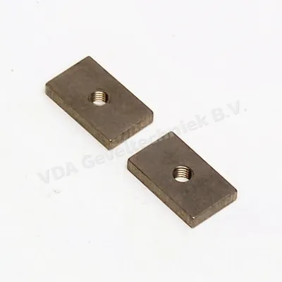 Forster bevestigings plaatje RVS 25.3x15x4MM 987081