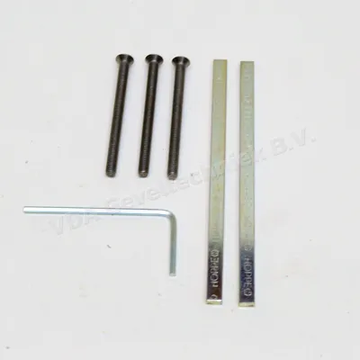Hoppe 2 delige stift 160 mm + 3 x M6x 80 schroeven + inbus sleutel 3848331