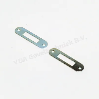 Sluitplaat afgerond 90 x 24 mm