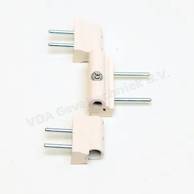 Dr. Hahn 3-delig KT-RN Rollenband scharnier RAL 9001 Deceuninck