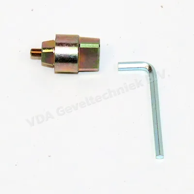 Roca verlengde steekas spindel tbv Vloerveer 18mm middendeel totaal 41,5 mm incl schroef en inbussleutel
