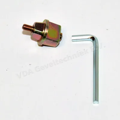 Roca verlengde steekas spindel tbv Vloerveer 3.5mm middendeel totaal 27 mm incl schroef en inbussleutel
