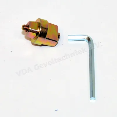Roca verlengde steekas spindel tbv Vloerveer 8 mm middendeel totaal 31.5mm incl schroef en inbussleutel