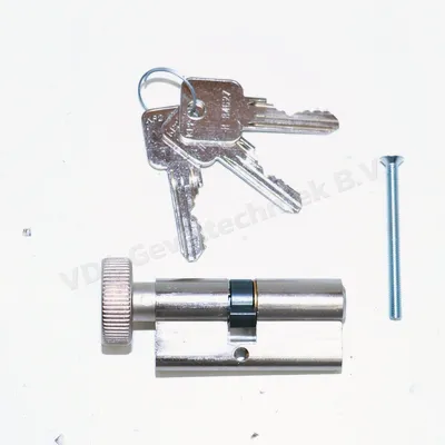 Greenteq Knopcilinder S35xK30mm incl. 3 sleutels serie 4500