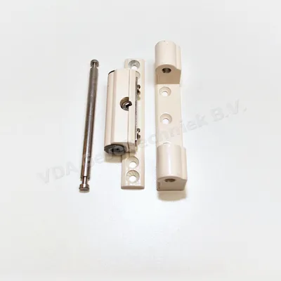 Haps blokscharnier 94 mm RAL9001 4648-39 met stiftzekering creme verstelbaar