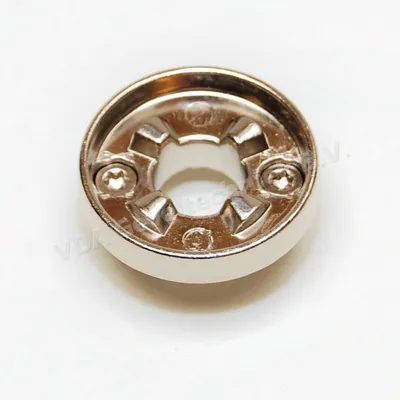Schuco alu grondrozet ter behoeve van insteek raamkruk Zilver/EV1 247083