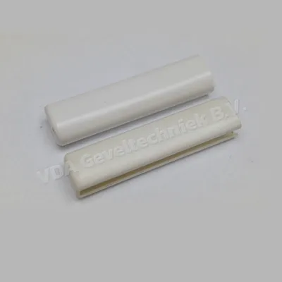 Wit plastic opzet kapje