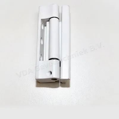 Haps blokscharnier t.b.v. raam 94mm
met stiftzekering RAL9016 verstelbaar