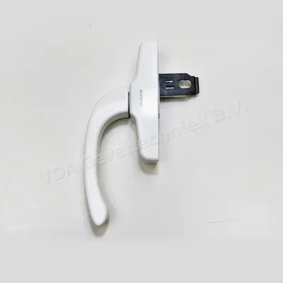 Hueck raamgreep/raamkruk aluminium RAL9016 (klink)