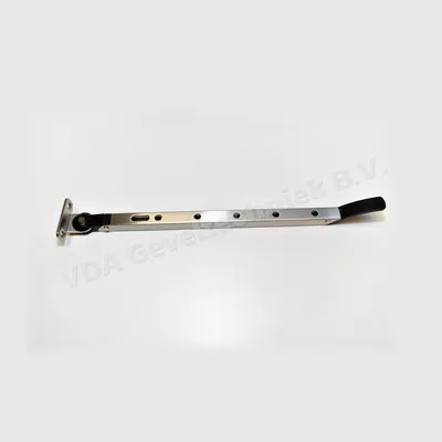 Axa raamuitzetter rvs/zwart 300mm 2635-31-81 korte hoek