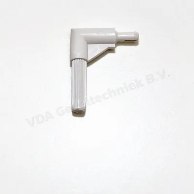 Duco bocht 1219 20mm grijs t.b.v ventilatie rooster