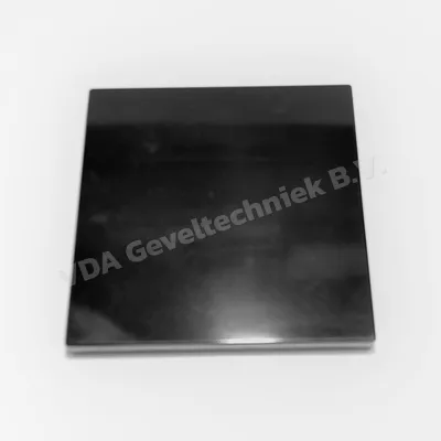 Deurgreep zwart 150x150mm buitenzijde (kruk)