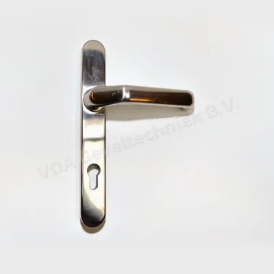 RVS deurkruk langschild BU pc