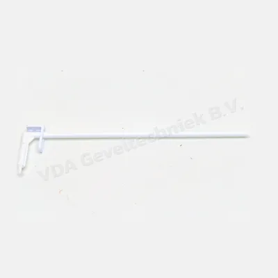 Duco bedieningsstang 1000mm incl bocht 60mm en stanggeleider RAL9010