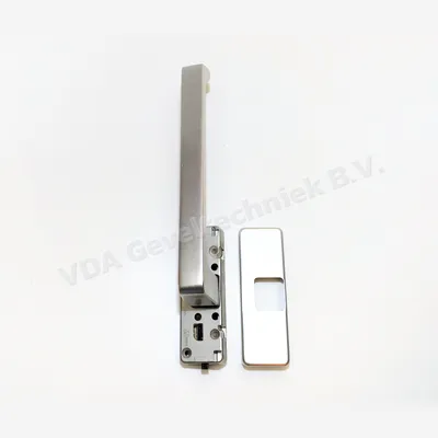 GU 966 PSK Greep hendel links Zilver/EV1