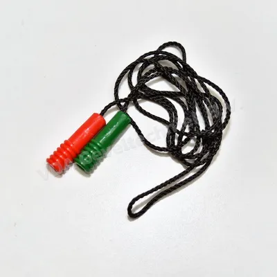 Duco touw/koord t.b.v. ventilatierooster rood/groen