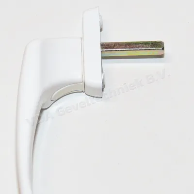 RAAMKRUK MAXIM OFFSET rechts WIT stift 7x40mm