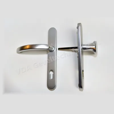 Hoppe deurkruk/knop langschild BU/BI pc92