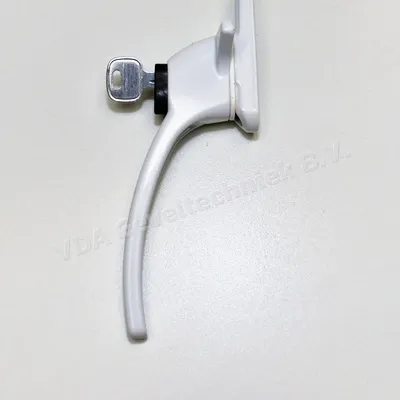 Schuco Cockspur afsluitbare hefboom 12mm wit