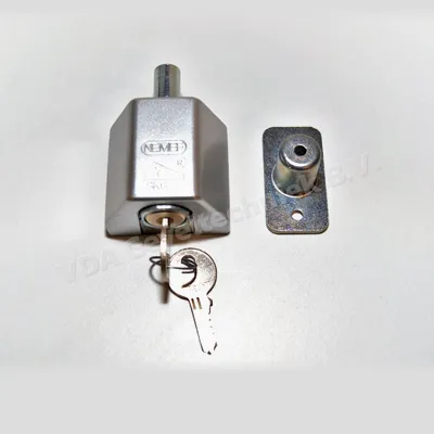 Nemef oplegslot zilver