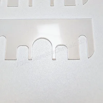 BSW achterklemplaat opvulplaat (Hinterklemmplatte) 1MM