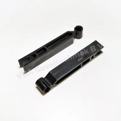 Buva hendel 67mm zwart ventilatie/rooster