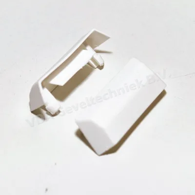 Alcoa Kawneer afwaterings kapje wit (prijs per stuk, minimale afname 10 stuks)