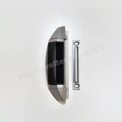 S2 / Kock van Gelder SWH-100-9006 PH-ES window silver+black handgreep
