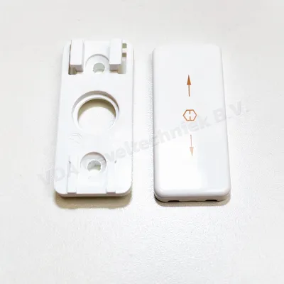Hoppe rozet/afdekplaatje U34SV wit F9016