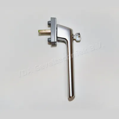 Siegenia PSK greep schuifpui stift 7x32 mm 176mm zilver EV1 afsluitbaar