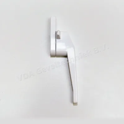 Cockspur raamgreep/raamkruk aluminium wit rechts