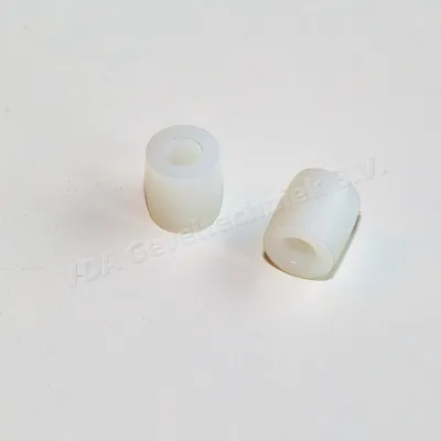 Nylon rol/bus t.b.v. onderpen 20mm diameter 8/18mm