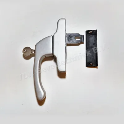 Hueck raamgreep/raamkruk aluminium afsluitbaar