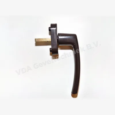 Roto raamkruk/raamgreep bruin mat 35