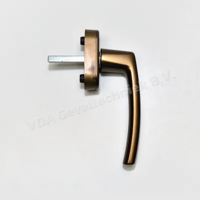 Roto raamkruk/raamgreep bronskleur stift 40x7